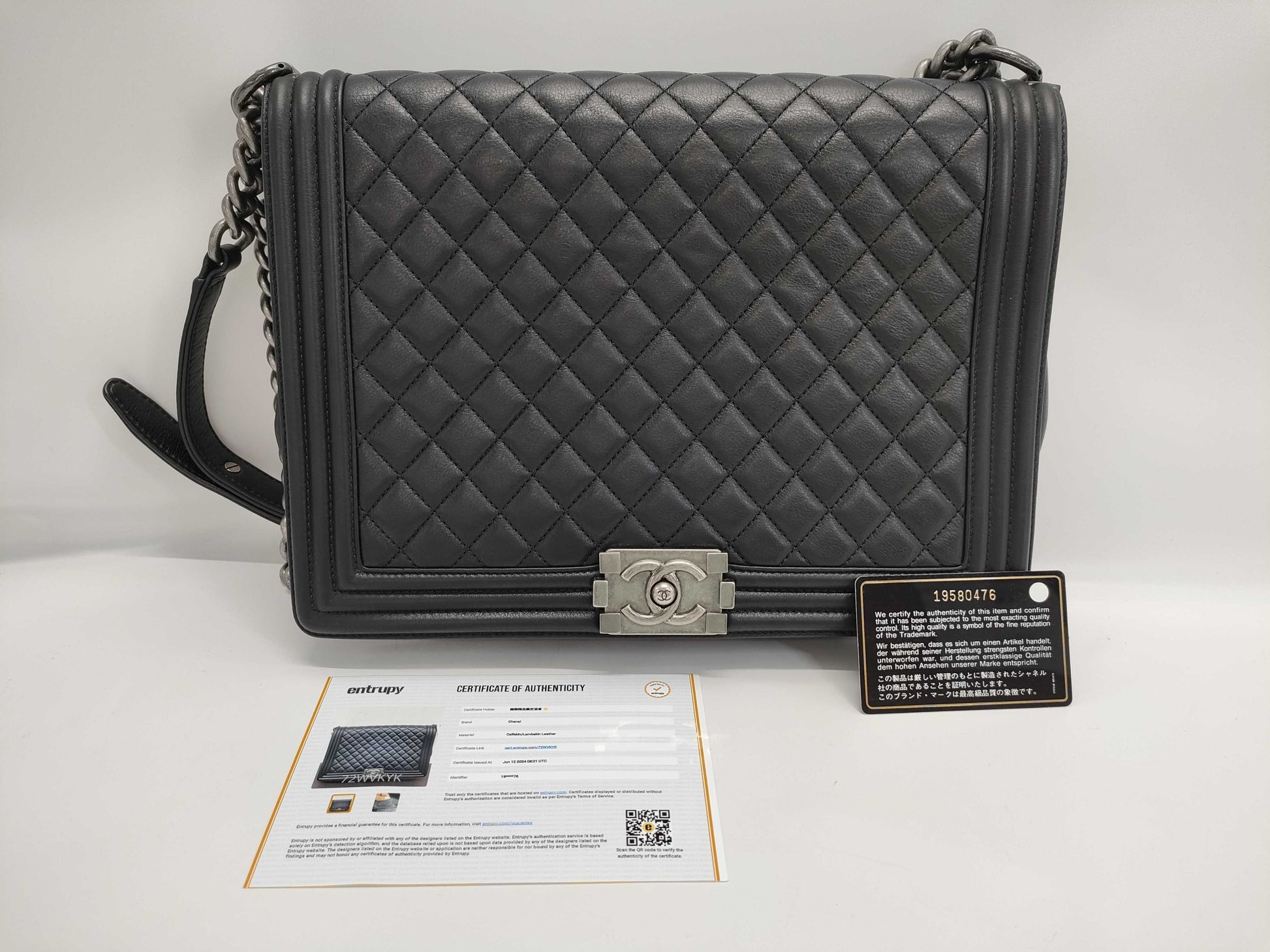 CHANEL Matelasse Boy 30 Matelasse Shoulder Bag
