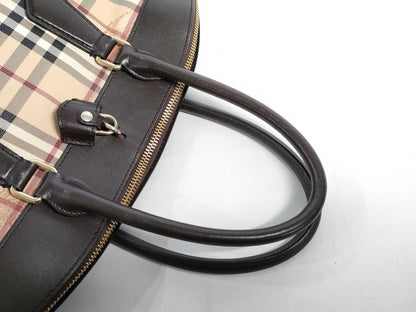 BURBERRY Nova Check Handbag Handbag