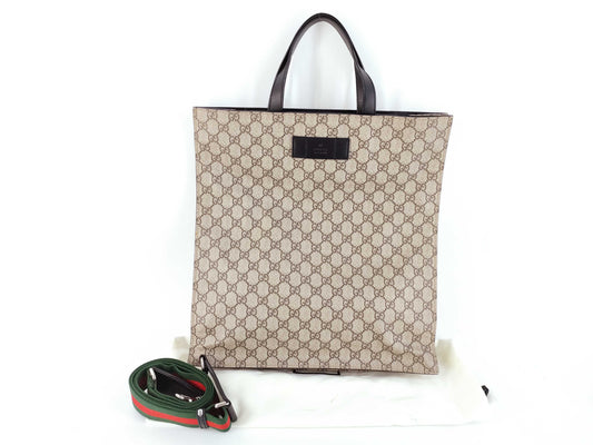 GUCCI GG Supreme Gucci Bag Sherry Line GG Supreme Tote Bag