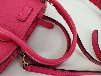 GUCCI Leather Handbag with Shoulder Strap