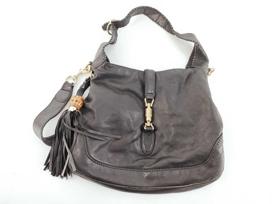 GUCCI New Jackie Black Bag with Shoulder Strap
