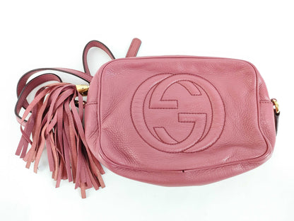 GUCCI Soho Shoulder Bag Purple