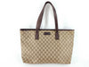 GUCCI GG Canvas Gucci PVC Tote Bag Brown Tote Bag