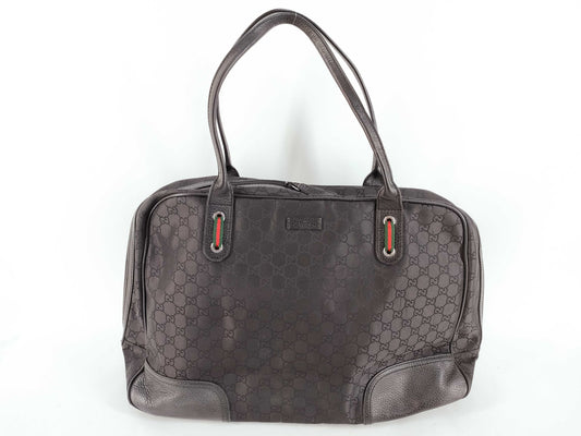GUCCI Gucci Princess Bag Black Sherry Line Boston Bag