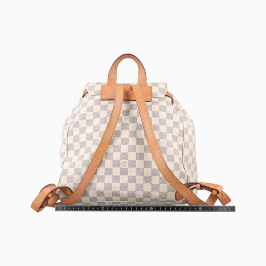 LOUIS VUITTON Speron Azur Damier Canvas Backpack N41578SR2186