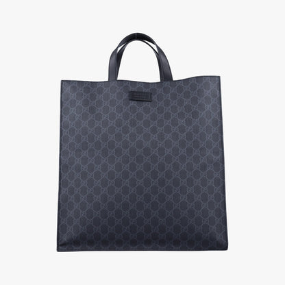 GUCCI GG Supreme Tiger Black PVC Coated Canvas Handbag 495559B030194666