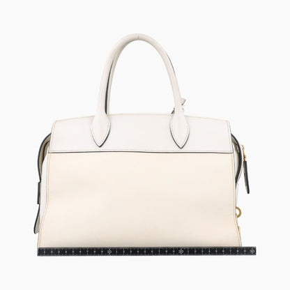PRADA Esplanade White Leather 117 X Handbag