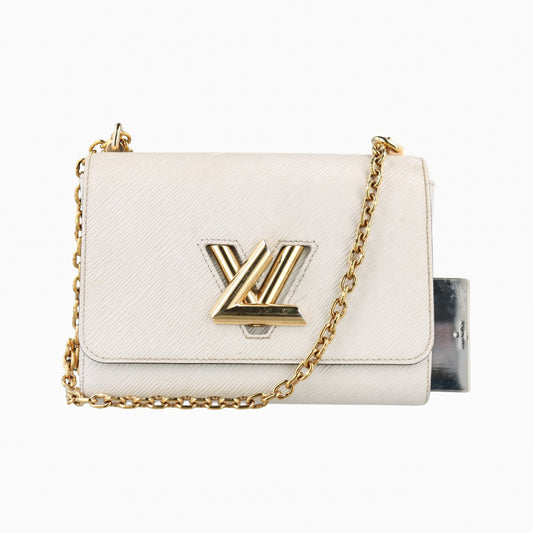 LOUIS VUITTON Twist MM Light Gray Epi Shoulder Bag M21026AR3169