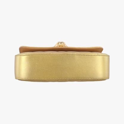 GUCCI Broadway Gold Leather Shoulder Bag 432581G019763661