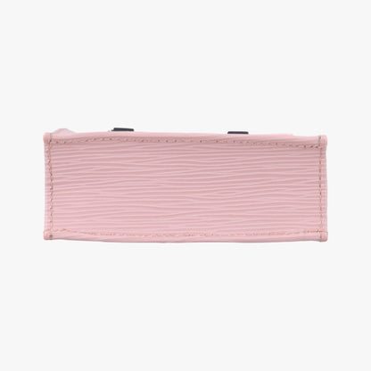 LOUIS VUITTON Petite Sac Pla Rose Ballerine Epi M69575 IC Chip Handbag
