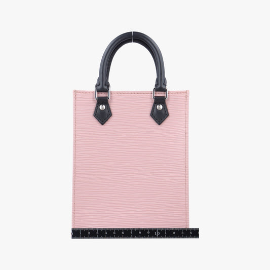 LOUIS VUITTON Petite Sac Pla Rose Ballerine Epi M69575 IC Chip Handbag