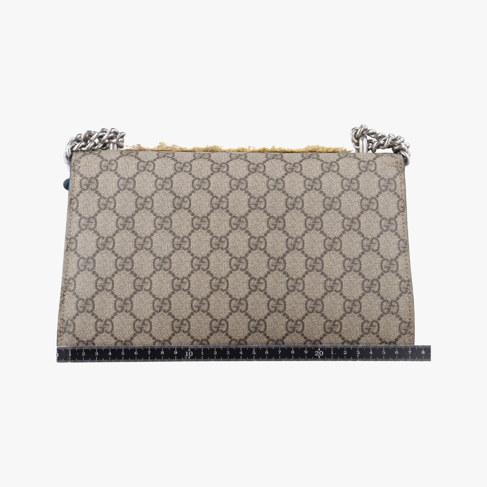 GUCCI Dionysus Brown x Multicolor PVC Coated Canvas Shoulder Bag 400249G020853364