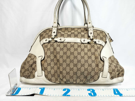 GUCCI GG Canvas GUCCI Horsebit Tote Bag Shoulder Bag