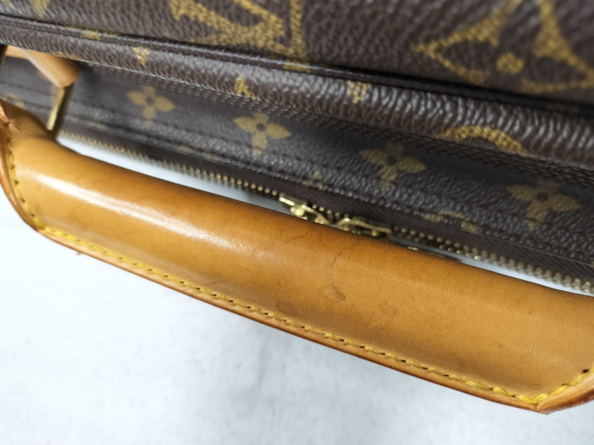 LOUIS VUITTON Monogram Satellite 53 M23356 VI1906 Brown Suitcase