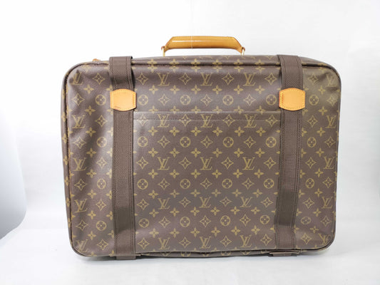 LOUIS VUITTON Monogram Satellite 53 M23356 VI1906 Brown Suitcase