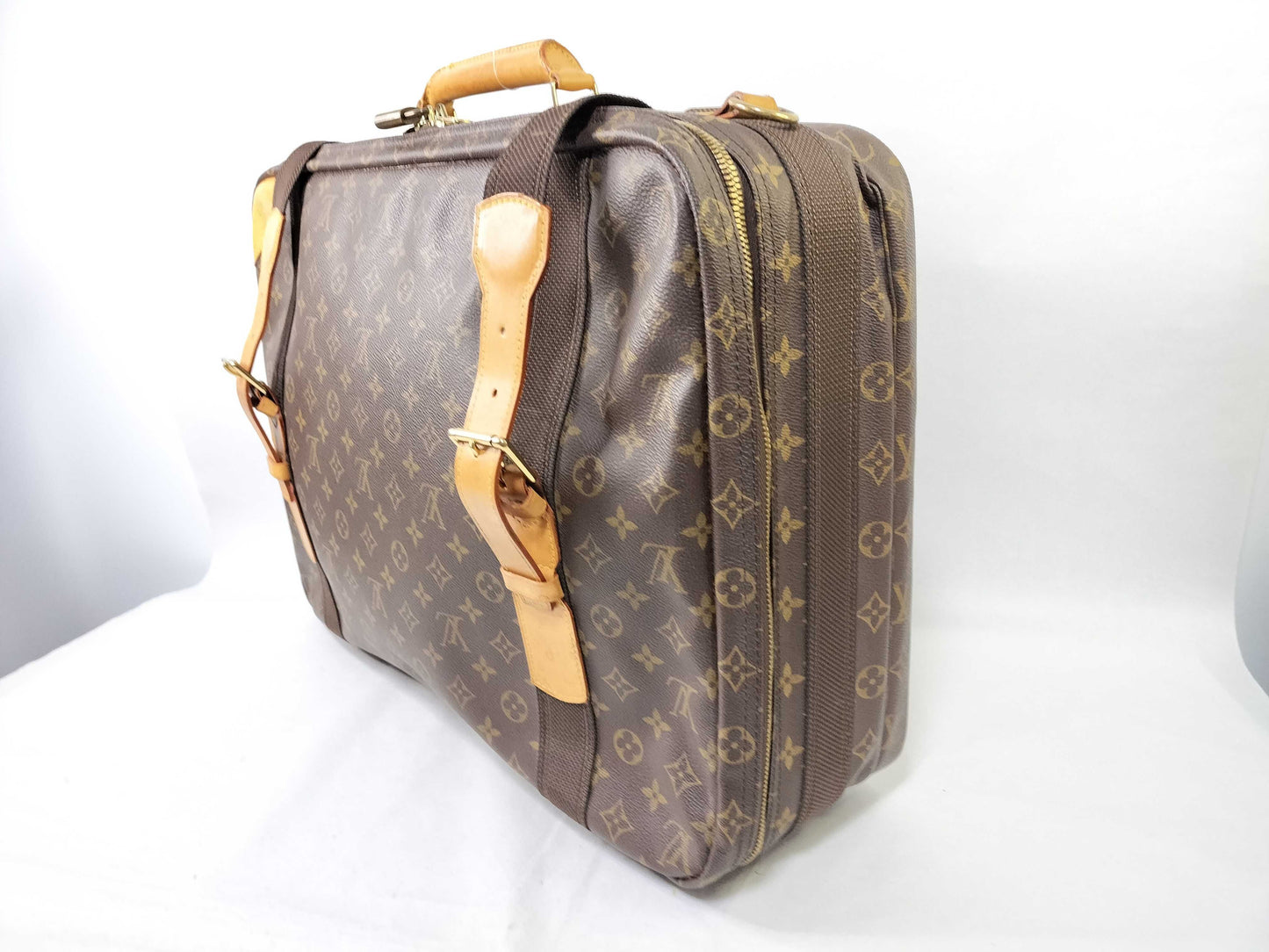 LOUIS VUITTON Monogram Satellite 53 M23356 VI1906 Brown Suitcase