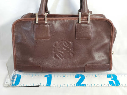 LOEWE Leather Amazona 28 Handbag Boston Bag Handbag