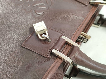LOEWE Leather Amazona 28 Handbag Boston Bag Handbag