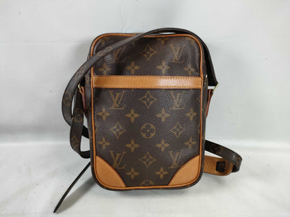 LOUIS VUITTON Monogram Danube M45266 AR0030 Shoulder Bag with Deterioration of the Outer Pocket