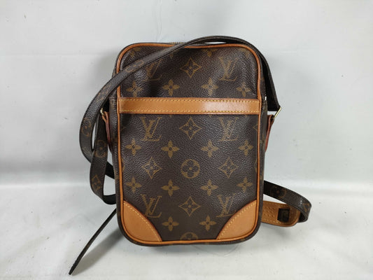 LOUIS VUITTON Monogram Danube M45266 AR0030 Shoulder Bag with Deterioration of the Outer Pocket