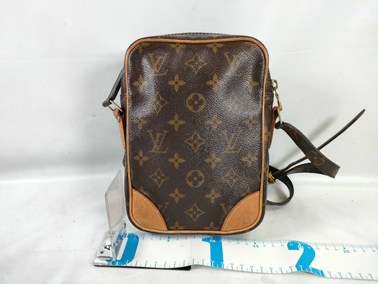 LOUIS VUITTON Monogram Danube M45266 AR0030 Shoulder Bag with Deterioration of the Outer Pocket