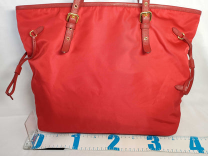 PRADA PH - Prada Tessutu Saffian Red Tote Bag Nylon Tote Bag