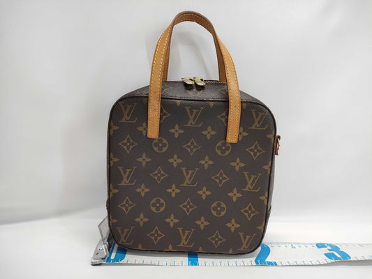 LOUIS VUITTON Monogram Spontini M47500 Brown Handbag