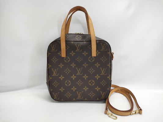 LOUIS VUITTON Monogram Spontini M47500 Brown Handbag