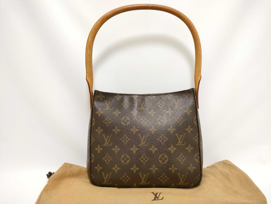 LOUIS VUITTON Monogram KR - Louis Vuitton M51146 Monogram Canvas Looping MM Bag Handbag