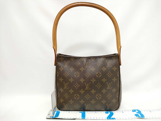 LOUIS VUITTON Monogram KR - Louis Vuitton M51146 Monogram Canvas Looping MM Bag Handbag