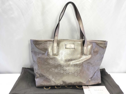 GUCCI GG Inprime ID - Gucci GG Canvas Inprime 37cm Tote Bag SHW #211137 - Grade B Tote Bag
