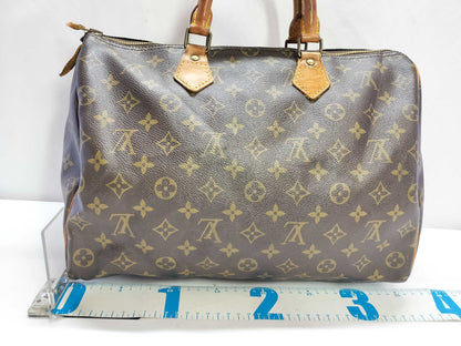 LOUIS VUITTON Monogram ID - Louis Vuitton Monogram Speedy 35 M41524 - Grade B Handbag