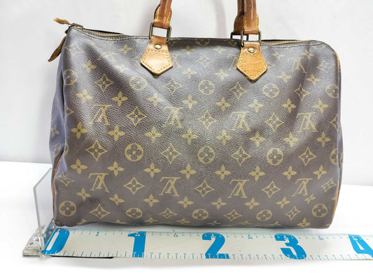 LOUIS VUITTON Monogram ID - Louis Vuitton Monogram Speedy 35 M41524 - Grade B Handbag