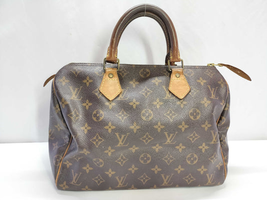 LOUIS VUITTON Monogram ID - Louis Vuitton Monogram Speedy 30 M41526 Brown TR2180 - Grade BC Handbag