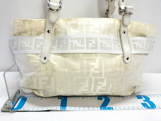 FENDI Zucca ID - Fendi Zucca Nylon Tote Bag 8BH143 - Grade B Handbag