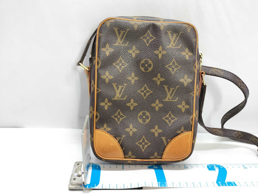 LOUIS VUITTON Monogram Danube M45266 SL0977 Brown Shoulder Bag