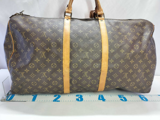 LOUIS VUITTON Monogram Keepall 60 M41422 852 Boston Bag