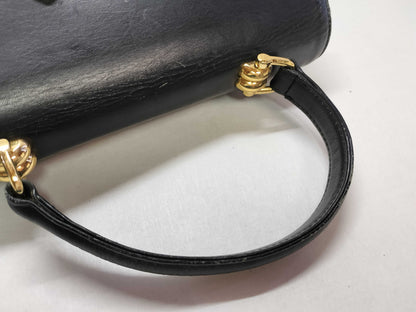 VERSACE Leather and Nylon Handbag
