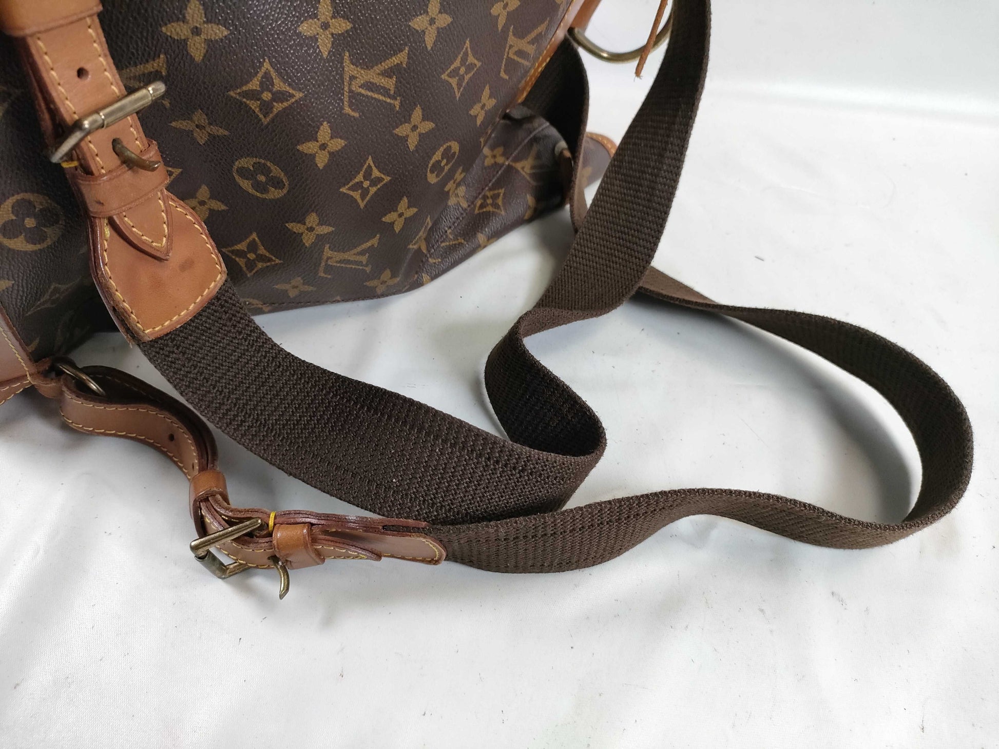 LOUIS VUITTON Monogram ID - Louis Vuitton Montsouris Monogram Canvas Bag 32cm #SD0926 GHW Backpack - Gr Backpack