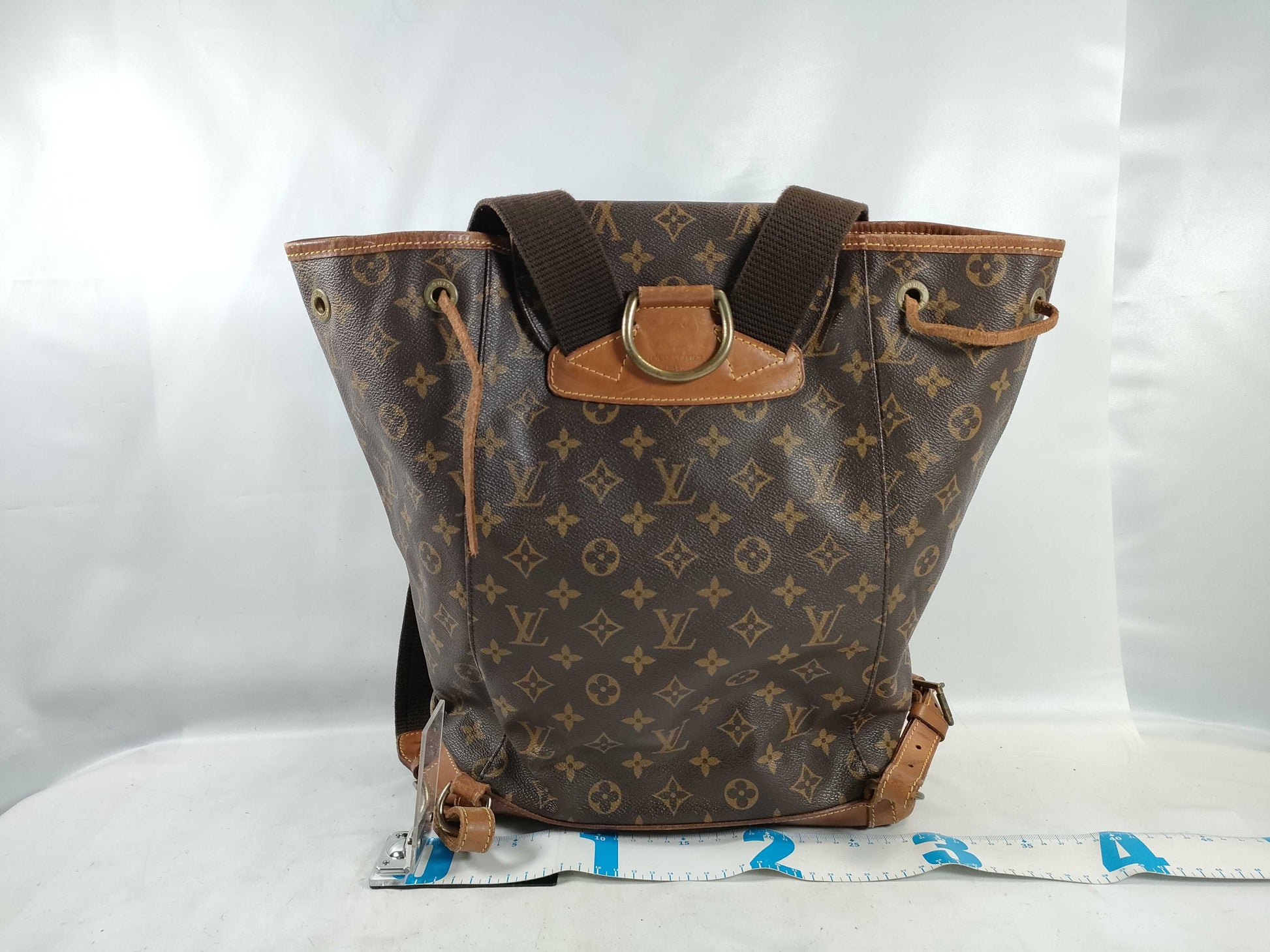 LOUIS VUITTON Monogram ID - Louis Vuitton Montsouris Monogram Canvas Bag 32cm #SD0926 GHW Backpack - Gr Backpack