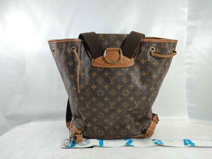 LOUIS VUITTON Monogram ID - Louis Vuitton Montsouris Monogram Canvas Bag 32cm #SD0926 GHW Backpack - Gr Backpack