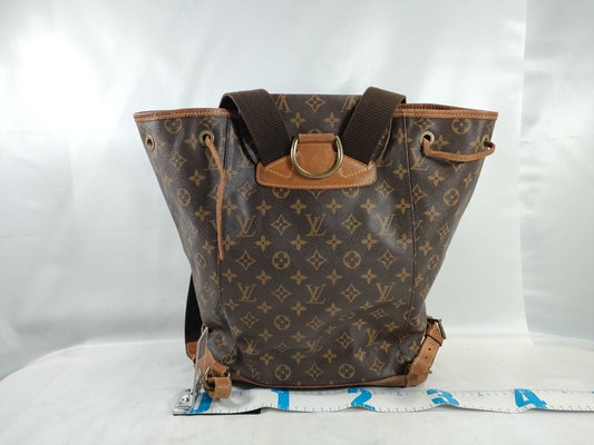 LOUIS VUITTON Monogram ID - Louis Vuitton Montsouris Monogram Canvas Bag 32cm #SD0926 GHW Backpack - Gr Backpack