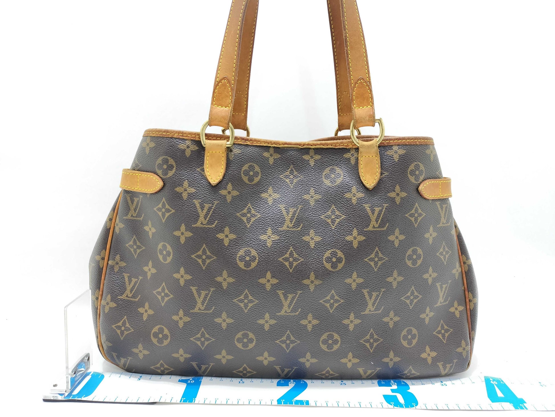 LOUIS VUITTON Monogram Batignolles Horizontal M51154 DU0096 Brown Tote Bag