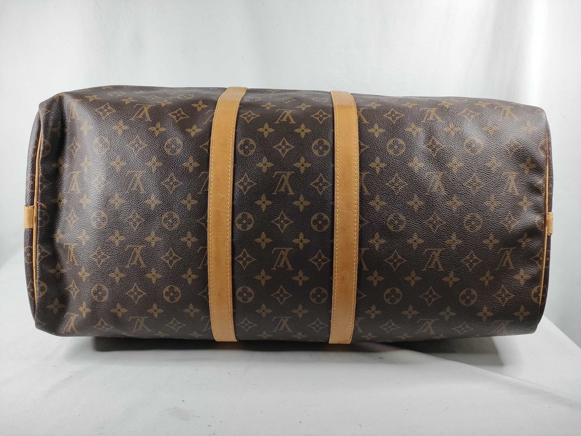LOUIS VUITTON Monogram Keepall Bandouliere 55 M41414 TH0936 Boston Bag