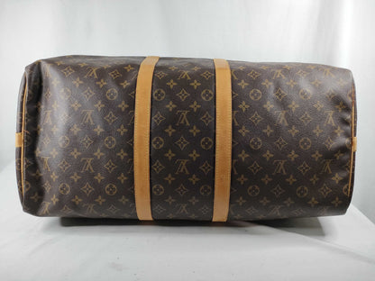 LOUIS VUITTON Monogram Keepall Bandouliere 55 M41414 TH0936 Boston Bag