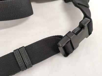 BALENCIAGA Explorer Nylon Body Bag, Black, 482389, Waist Bag