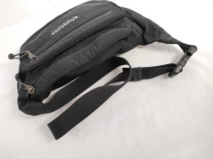 BALENCIAGA Explorer Nylon Body Bag, Black, 482389, Waist Bag