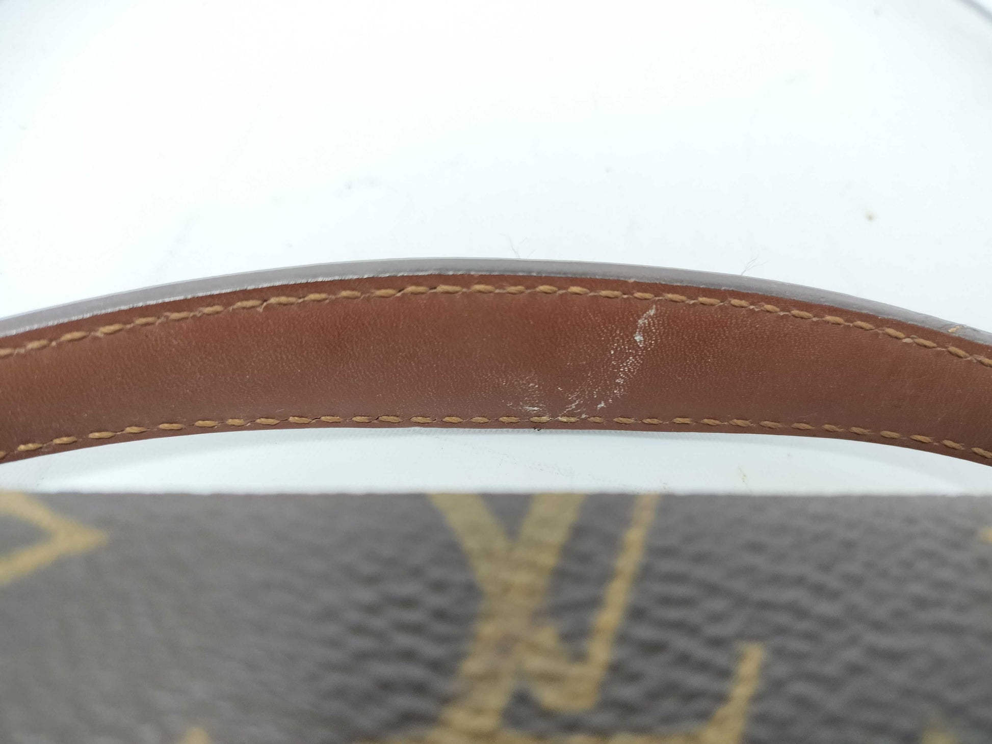 LOUIS VUITTON Monogram Monceau M51185 A20960 Brown Handbag