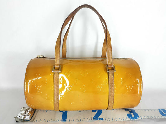 LOUIS VUITTON Vernis Bedford Yellow Handbag M91006 V10092