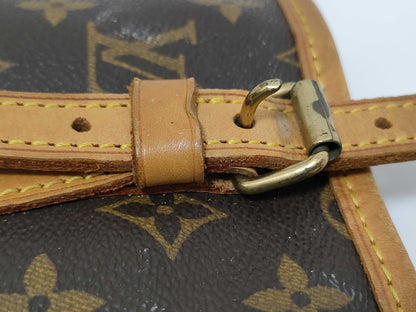 LOUIS VUITTON Monogram Bucket PM M42238 Brown Shoulder Bag with Unknown Serial Number and Interior Peeling